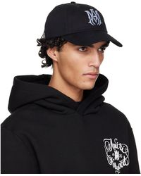 Amiri Denim Ma Quad Baseball Cap in Black for Men | Lyst