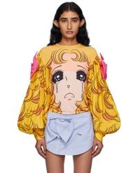 Pushbutton - Crying Girl Puff Sleeve Ribbon T-Shirt - Lyst