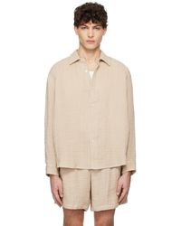 Tonywack - Double Weave Linen Shirt - Lyst