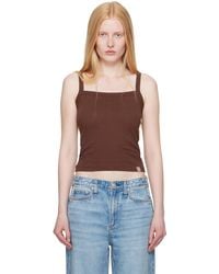 Rag & Bone - 'The Slub Square Neck' Tank Top - Lyst