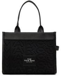 Marc Jacobs - Black Large 'the Monogram' Tote - Lyst