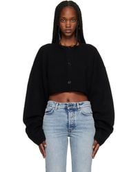 TOTEME - Cropped Oversized Cardigan - Lyst