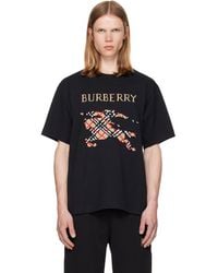 Burberry - Cross Stitch Knight Cotton T-Shirt - Lyst