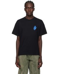 JW Anderson - Black Anchor Patch T-shirt - Lyst