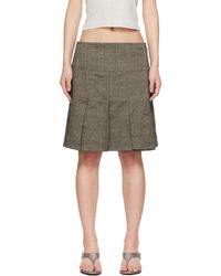 Our Legacy - Girdle Miniskirt - Lyst