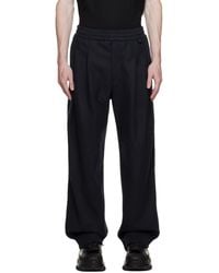 WOOYOUNGMI - Navy Wide Sweatpants - Lyst