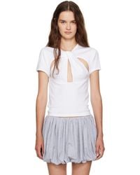 Coperni - Cut-Out Baby T-Shirt - Lyst
