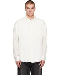 WOOYOUNGMI - Pattern Stripe Shirt - Lyst