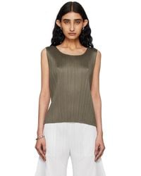 Pleats Please Issey Miyake - Monthly Colors March Tank Top - Lyst