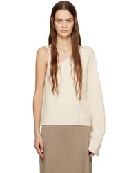 Lisa Yang - Pull 'the margit' blanc cassé - Lyst