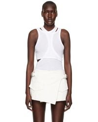 Dion Lee - White Modular Tank Top - Lyst