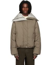 Entire studios - Khaki Kelly Down Jacket - Lyst