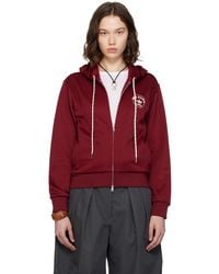 Wales Bonner - Burgundy Adidas Originals Edition Track Hoodie - Lyst