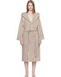 Tekla - Off & Terry Hooded Bathrobe - Lyst