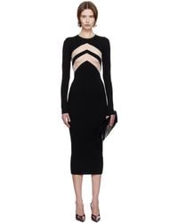 Jean Paul Gaultier - 'The Chevrons' Midi Dress - Lyst