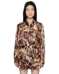 Isabel Marant - Off- & Tan Nath Shirt - Lyst