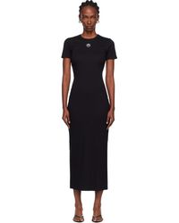 Marine Serre - Moon Logo Ribbed Jersey Tube Maxi Dress - Lyst