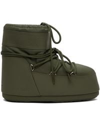Moon Boot - Khaki Icon Low Rubber Boots - Lyst