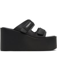 Coperni - Patch Wedge Sandals - Lyst