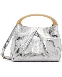 Dries Van Noten - Small Pleated Leather Bag - Lyst