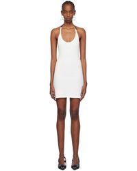 Courreges - White Holistic Buckle 90's Minidress - Lyst