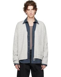 JW Anderson - V-Neck Zip-Up Cardigan - Lyst