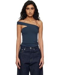 Skims - Cotton Jersey One Shoulder Top - Lyst
