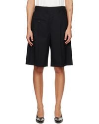 MM6 by Maison Margiela - Wool-Blend Tailored Shorts - Lyst