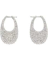 Coperni - Crystal-Embellished Medium Swipe Earrings - Lyst