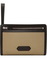 Tom Ford - ベージュ ミニ ソフト グレインレザー フラットポーチ - Lyst