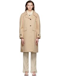 Low Classic Trench en polyester - Jaune