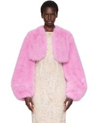 Anna Sui - Bloom Faux-Fur Jacket - Lyst