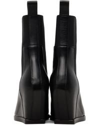 メンズ Rick Owens Heeled Sliver チェルシーブーツ ブラック | Lyst