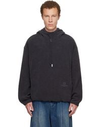 WOOYOUNGMI - Ribbed Hoodie - Lyst