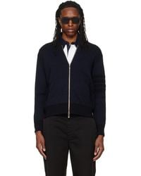 Thom Browne - Ottoman Milano Stitch 4-Bar Bomber Jacket - Lyst