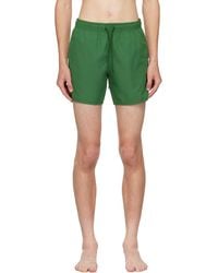 Lacoste - Maillot De Bain Vert À Séchage Rapide - Lyst