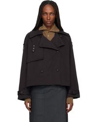 Proenza Schouler - Label Yasmin Cropped Trench Coat - Lyst