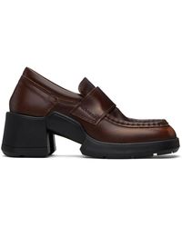 Miista - Chaussures à talon bottier billie brunes - Lyst
