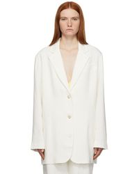 Sir. The Label Off- Clemence Blazer - White