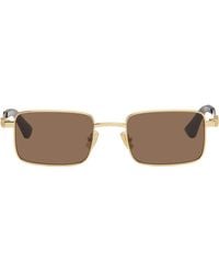 Bottega Veneta - Classic Rectangular Sunglasses - Lyst