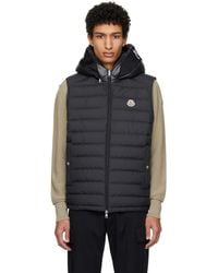 Moncler - Bourget Hooded Down Vest - Lyst