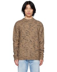Acne Studios - Brown Brushed Sweater - Lyst
