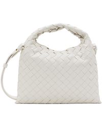 Bottega Veneta - ホワイト ミニ Hop バッグ - Lyst