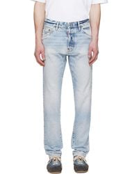 DSquared² - Light Diagonale Wash Teddy Jeans - Lyst