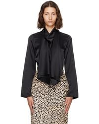 Rohe - Satin Cape Blouse - Lyst