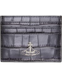 Vivienne Westwood - Gunmetal Flat Card Holder - Lyst