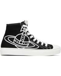 Vivienne Westwood - Plimsoll High Top Canvas Sneakers - Lyst