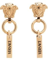 Versace - Medusa Drop Earrings - Lyst