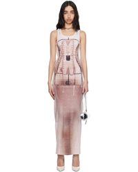 Jean Paul Gaultier - 'The Corset Trompe-L'Oeil' Maxi Dress - Lyst