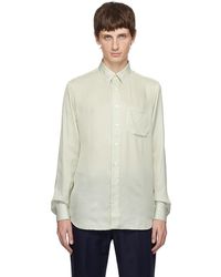 Lardini - ホワイト ストライプ シャツ - Lyst